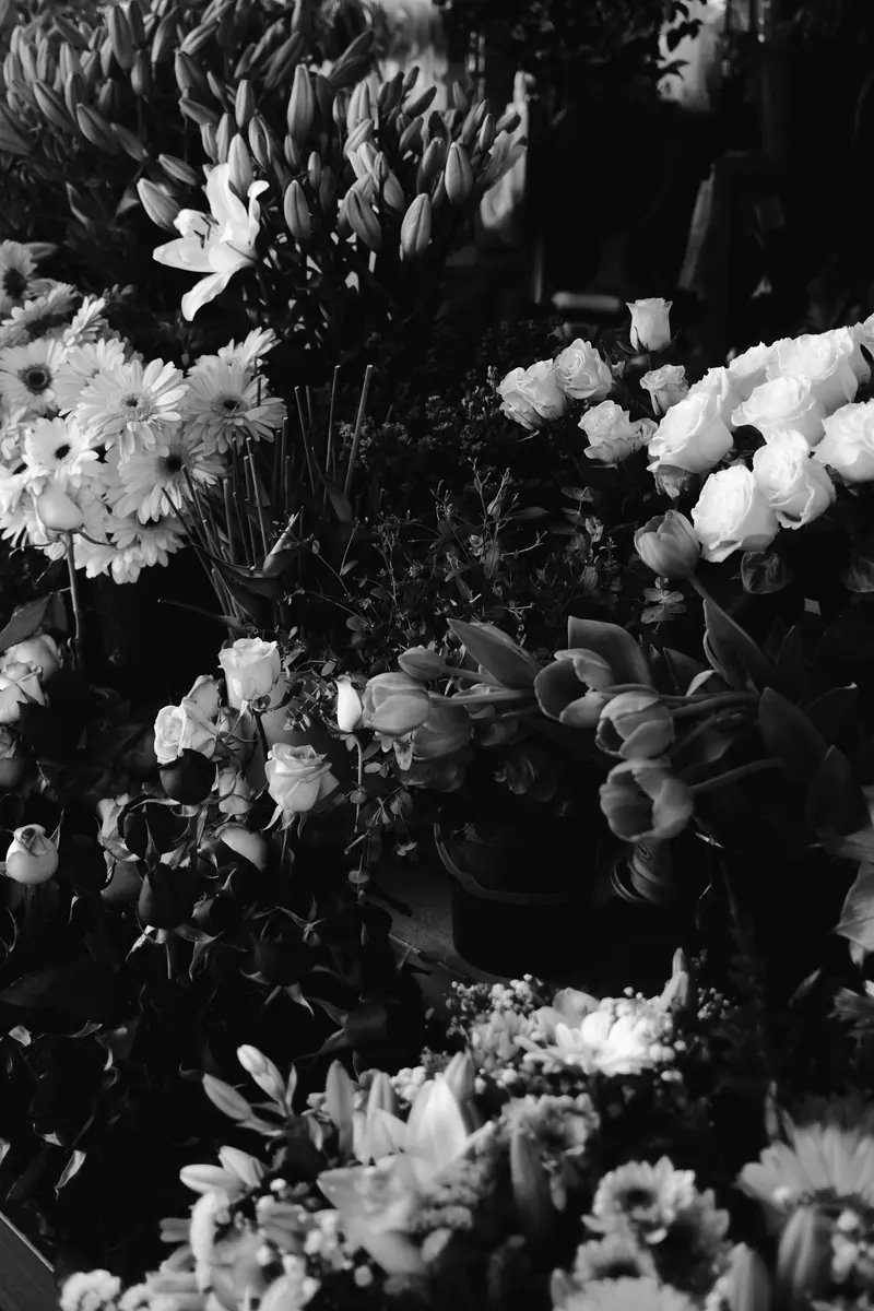 A tall mixed arrangement