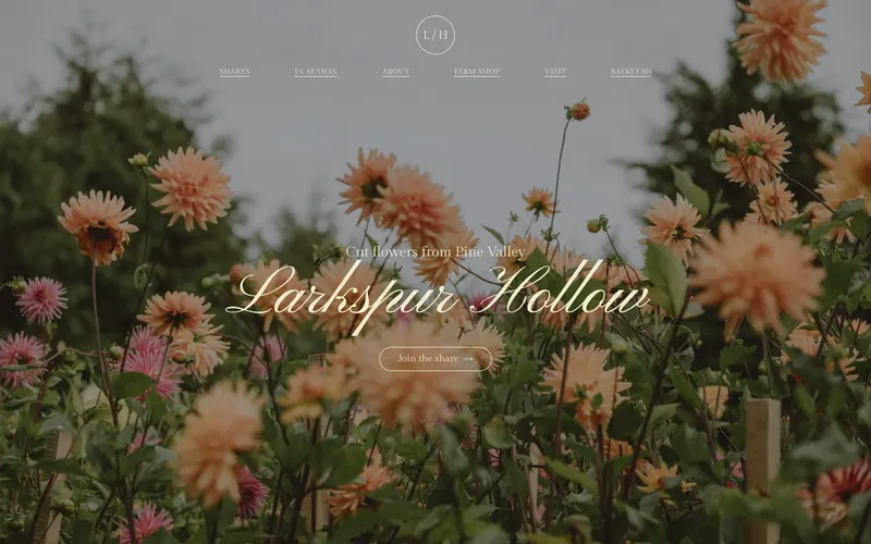 The top of the Hedgerow sample page